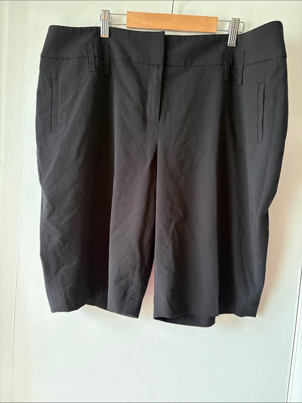 Style & Co. Black Tailored Bermuda Shorts